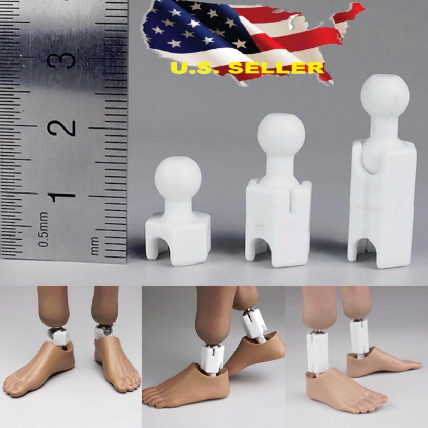 1/6 Extra Long Feet Leg Peg Joint Adapter set for hot toys Phicen Ganghood ❶USA❶