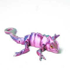 8.3inch 3D Printed Lizard Model,Articulated Animals Figure,Fidget Toy Home Decor