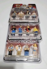 Set Of 3 Micro Icons Bikers Series 1 .All have magnetic feet 2000-2009 Original