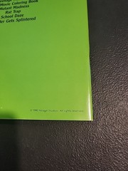 Vintage 1990 Meet The TEENAGE MUTANT NINJA TURTLES Coloring Book With Poster