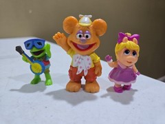 Disney Muppets Figure Lot Kermit Fozzie Gonzo Animal PVC Toys Set of 8