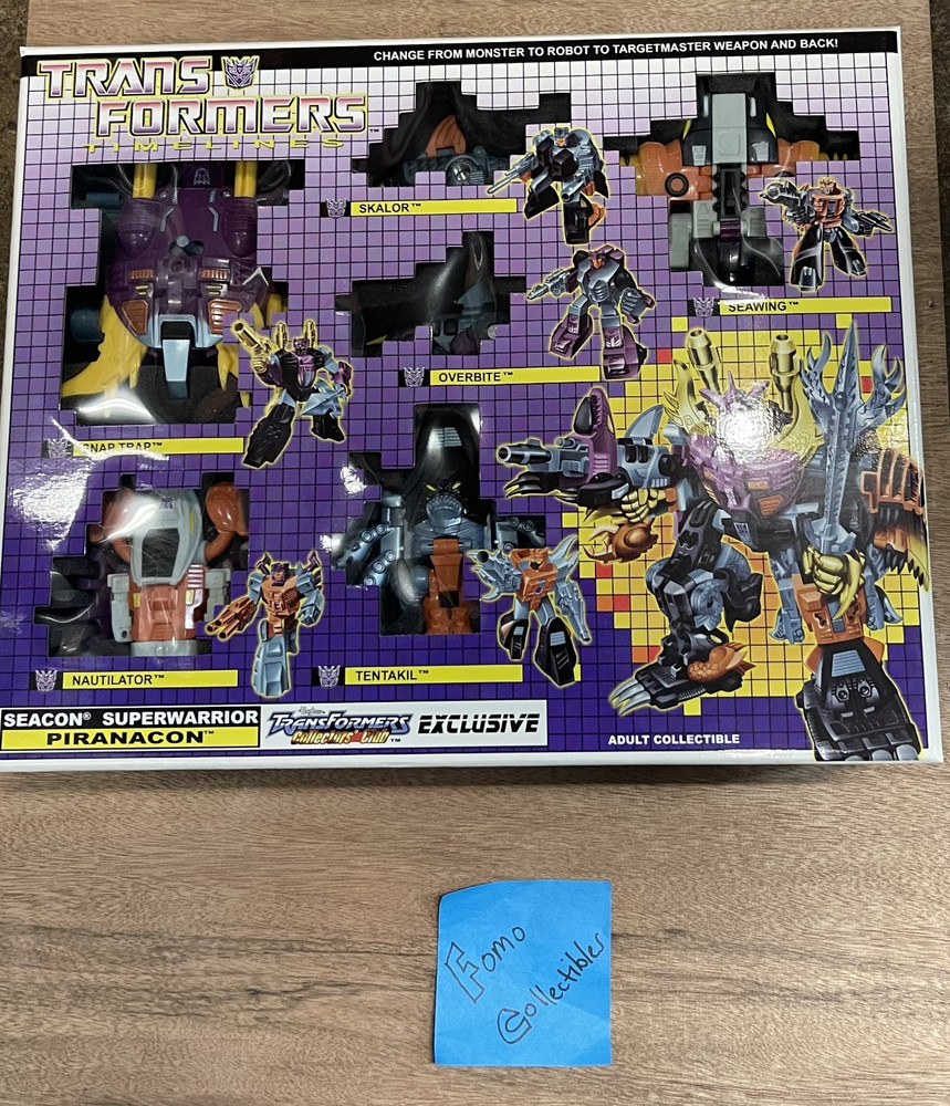 Transformers TFCC 2007 Timelines Piranacon Exclusive MIB Mint