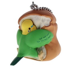 Mugyuttori Bird Hugging Bread Mascot Vol. 02 Qualia 2-Inch Key Chain