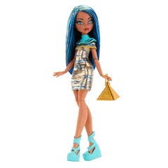 Monster High, Articulating Cleo Doll with Gold Dress and Accessories, for Ages 4