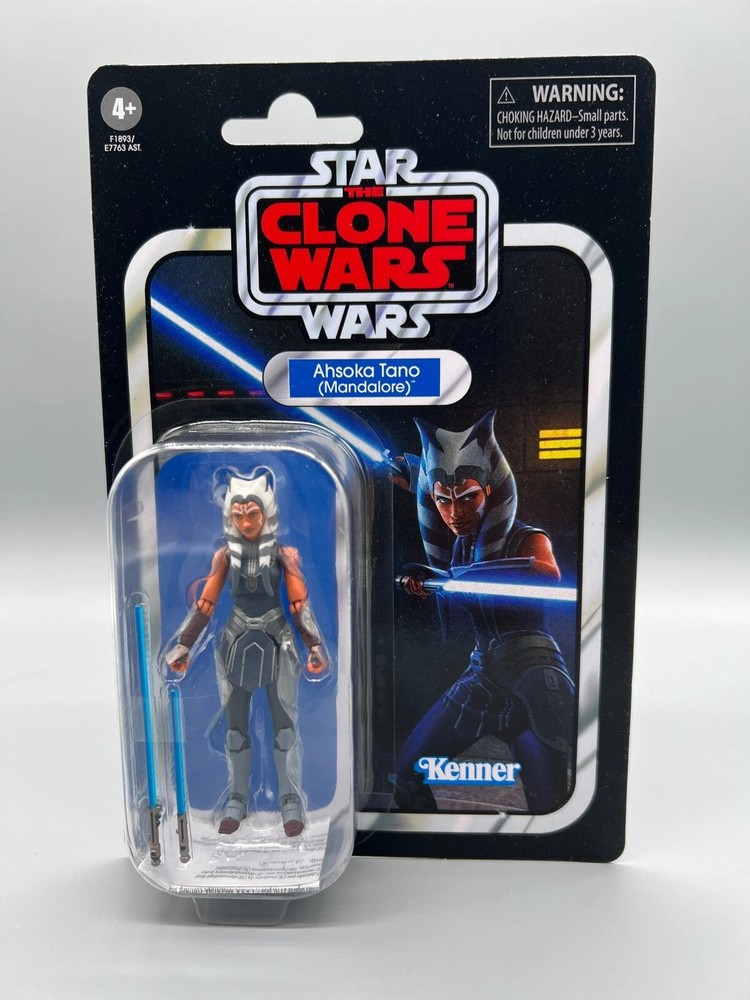 STAR WARS Hasbro Vintage Ahsoka Tano (Mandalore) 3.75-Inch Clone Wars Figure, T