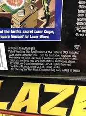 1998 Toy Island Collection 5 Lazer Wars Figures All Factory Sealed Grosser Ttosc