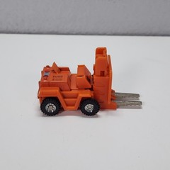 Vintage 1984 Gobot Spoons KO Machine Robo Series C-12 Orange Forklift