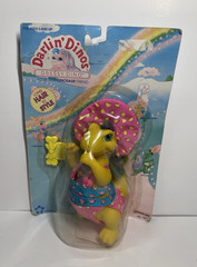 RARE VTG 1992 Meritus Darlin’ Dinos Yellow Bronte Dressy Dino Bathing Suit 10634