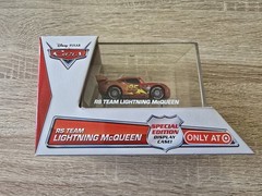 New RS Team Lightning McQueen Special Edition Target Exclusive In Display Case