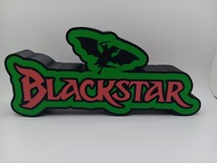 Retro Blackstar logo lightbox sign light box display for Black Star display