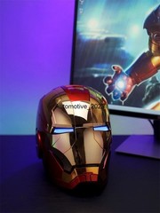 US!! Iron Man MK5 1:1 Helmet Wearable Voice-control Golden Mask Cosplay AUTOKING