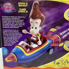Vintage Mattel 2001 Jimmy Neutron Boy Genius Strato XL Rocket Playset – NEW