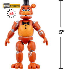 Jazwares Five Nights at Freddy’s Withered Freddy – 5-Inch 5, Multicolor