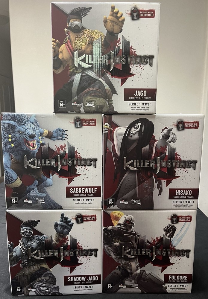 Killer Instinct Figure Lot New With Code