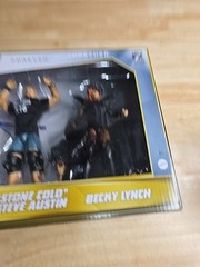 WWE Hulk Hogan Rocky Maivia Stone Cold Steve Austin and Becky Lynch Figure 4PK