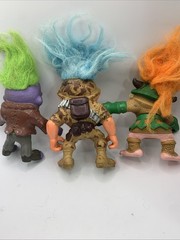Battle Trolls lot of 3 Hasbro 1992 Battle trolls Military Frankenstein Viking