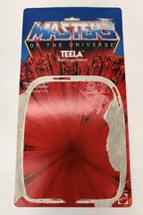 Vintage 1982 MOTU Teela Action Figure w/ Weapon, Card Back