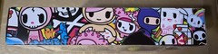 TOKIDOKI 6 FIGURE PACK 2 INCH DONUTELLA, MOZZARELLA,KAIJU TOKIMON,LATTE NIB