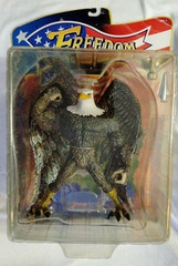 2002 FREEDOM THE AMERICAN EAGLE 8″ 9/11 Commemorative Action Figure MEZCO Sealed