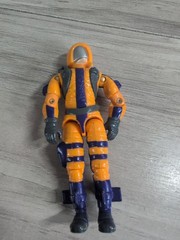 Vintage 1989 Hasbro G.I. Joe Cobra Heat Viper 4″ Action Figure