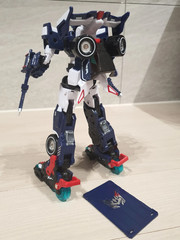 Metal Cardbot S FLASHVECTOR Flash Vector Transforming Robot F1 Formula Car