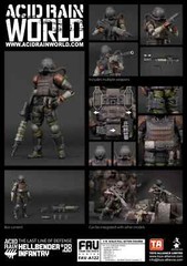 ACID RAIN / ANNEX 2179 1/18: FAV-A122 Hellbender Infantry *USA Seller*