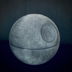 3D Printed Death Star Scaled Down Model