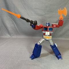 Masterpiece Transformers 4th Party KO Optimus Prime Version 3.0 Silver Legs