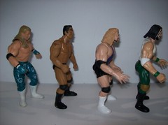 Lot of Vintage 1990s Jakks Pacific Wrestling Action Figures WWF