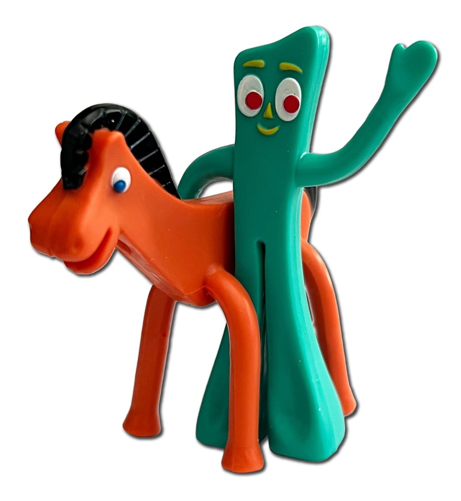 Gumby & Pokey 3″ Mini Bendables & Posable Figure Pair Fun for All Ages 3 and Up