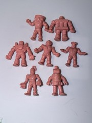 80’s M.U.S.C.L.E. Men Kinnikuman Flesh Color Mattel Lot Of 7