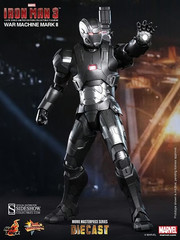 Sealed Hot Toys 1/6 Iron Man 3 Diecast Series WAR MACHINE Mark II MMS 198-D03