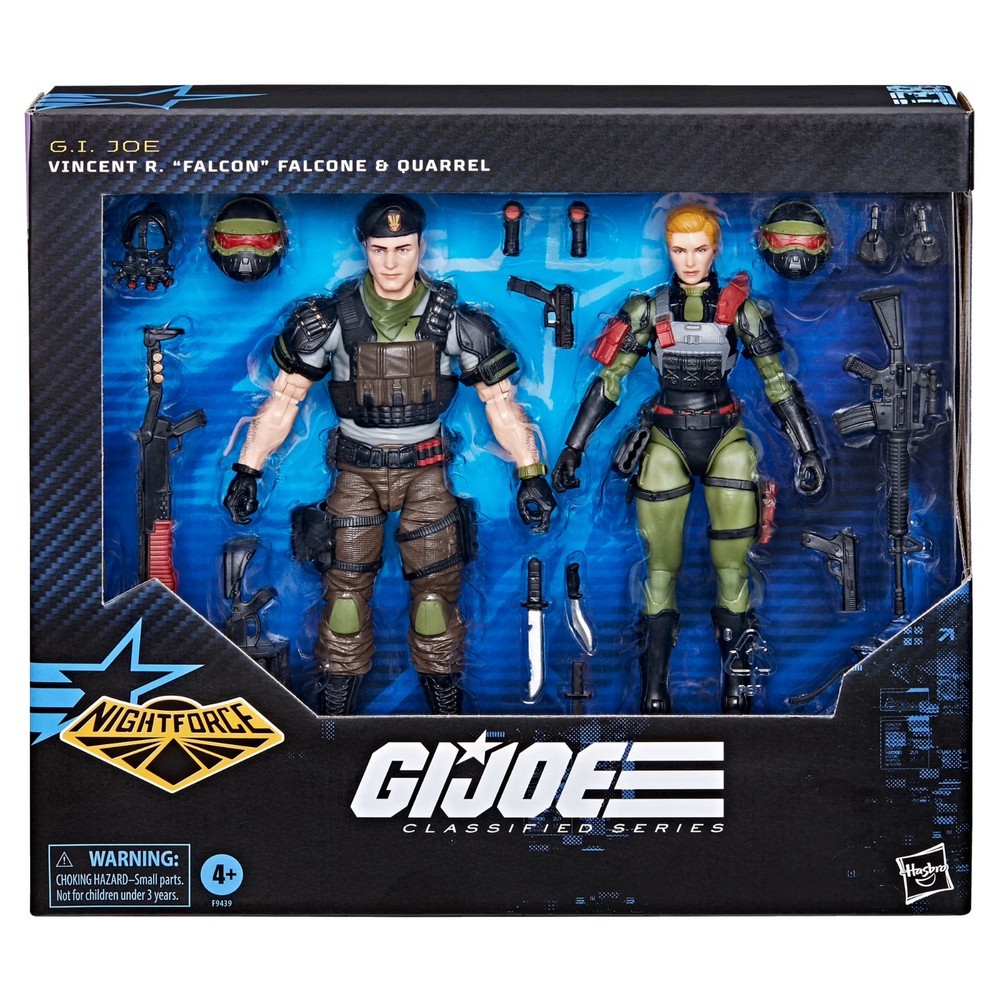 G.I. Joe Classified Series #138, Night Force Vincent R. Falcon Falcone & Quarrel