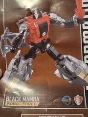 Transformers Black Mambo Dino Robot Force