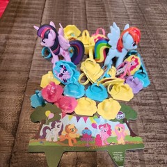 My Little Pony Cake Topper, 3-Piece Deco with Rainbow Dash and Twilight Sparkle
