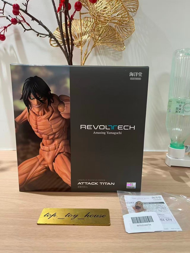 Kaiyodo Revoltech Amazing Yamaguchi ATTACK TITAN Figure Toy with Bonus Parts New