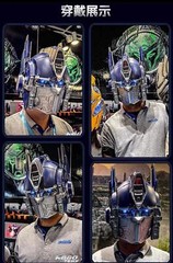 Killerbody Wearable Optimus Prime Helmet Mask Sound Effects Touch Cosplay New
