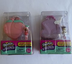 Shopkins Lil’ Secrets Heart Secret Locket w/ Teeny Shoppie & Tiny Shopkin NEW