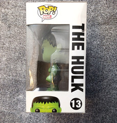 Funko Pop Marvel Avengers The Hulk #13 Bobblehead 2012 Vaulted Damaged Box