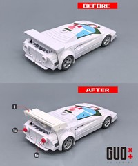 DIY Filler Cannon Tail Spoiler Upgrade Kit For SS Devastation Wheeljack – Fills