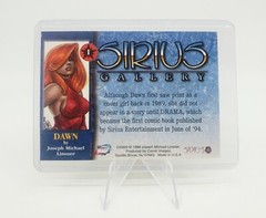 1999 Joseph Michael Linsner DAWN Sirius Action Figure McFarlane