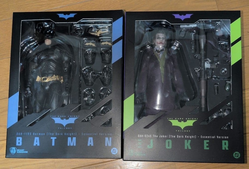 Beast Kingdom Batman & Joker The Dark Knight DAH Dynamic 8-ction Figure
