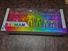 Batman Rainbow ARC-EN-CIEL 6-Pack Action Figure 2016 Set By DC Collectibles