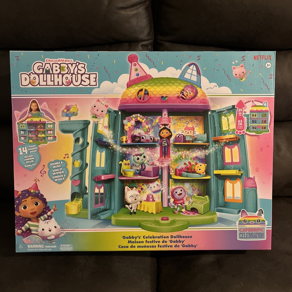 Spin Master GABBY’S DOLLHOUSE Gabby’s Magical House Celebration