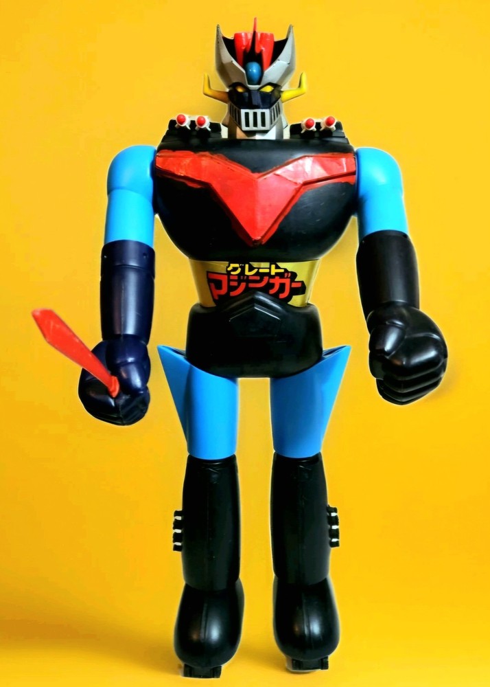 Vtg Shogun Warriors Great Mazinga Jumbo Machinder 24″ Figure Brain Condor Sword