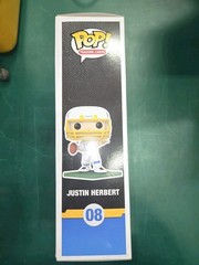 Funko Pop! Justin Herbert LA Chargers #08 Panini Gold Exclusive