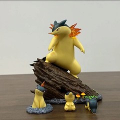Pokemon Typhlosion Quilava Cyndaquil Figure 13cm PVC Action Statue Model Toy