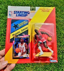 1988 90 91 92 MICHAEL JORDAN STARTING LINEUP SLU 1999 mattel JORDAN & 91 PANINI
