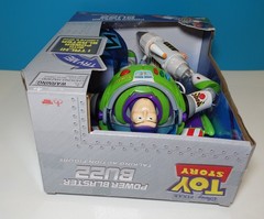 Toy Story Power Blaster Buzz Lightyear Thinkway Toys Talking Figure Boxed RARE