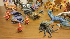 Huge! Lot Schleich World Of Knights Eldrador Bayala Medieval/Fantasy Safari Papo